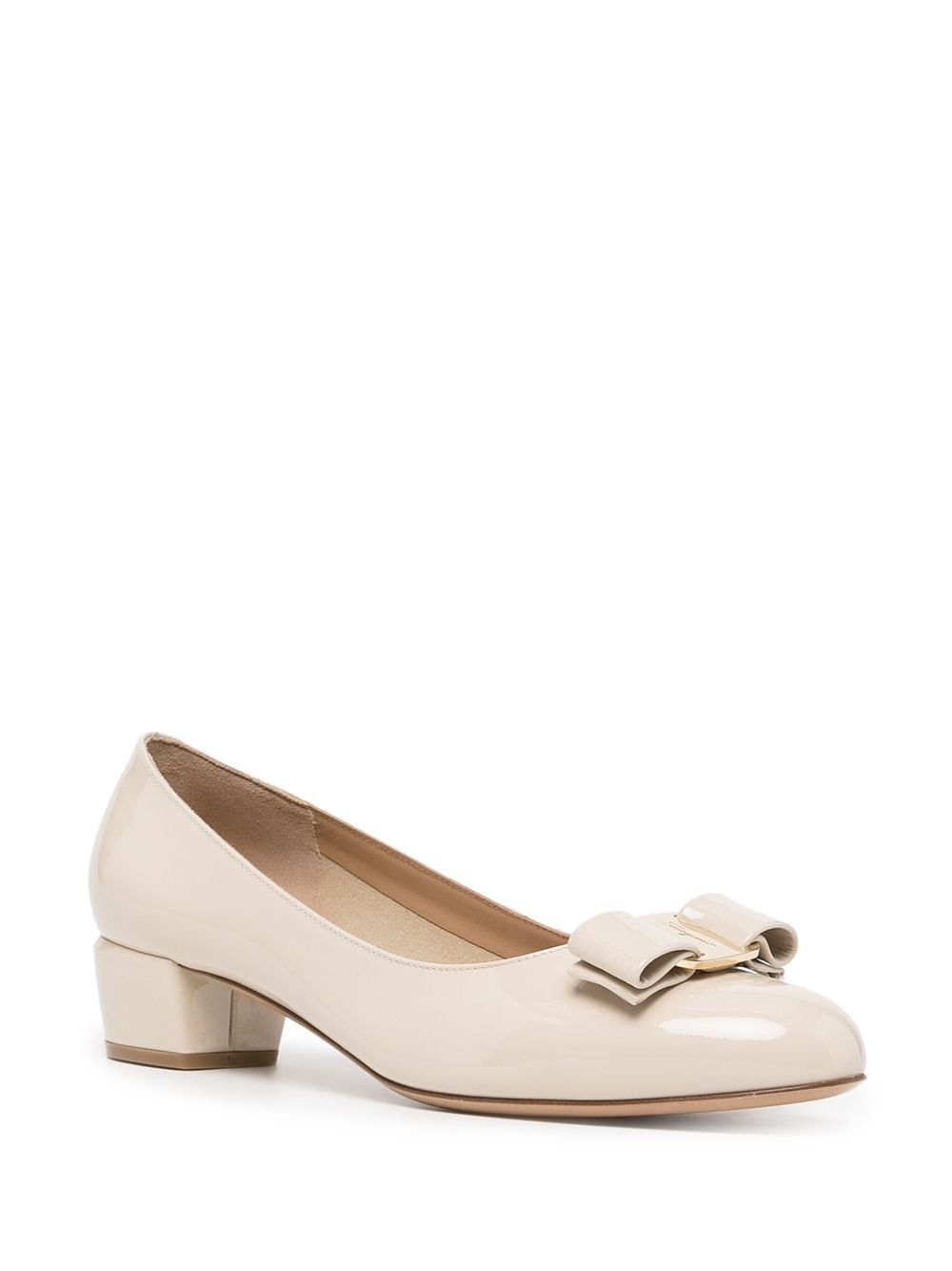 Ferragamo With Heel White