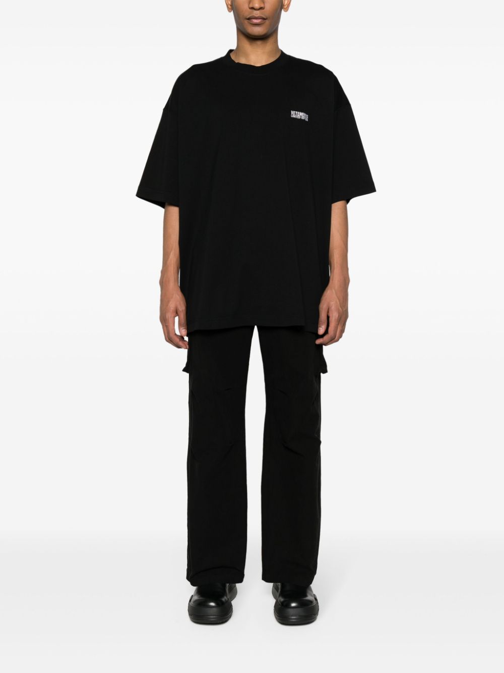 Vetements T Shirts And Polos Black