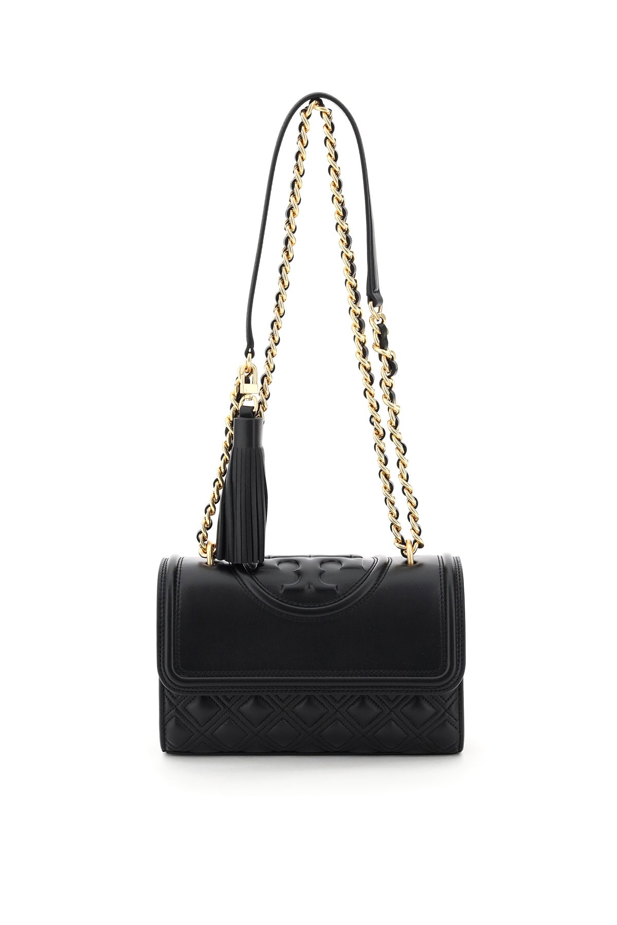 Tory Burch Small Fleming Bag   Black