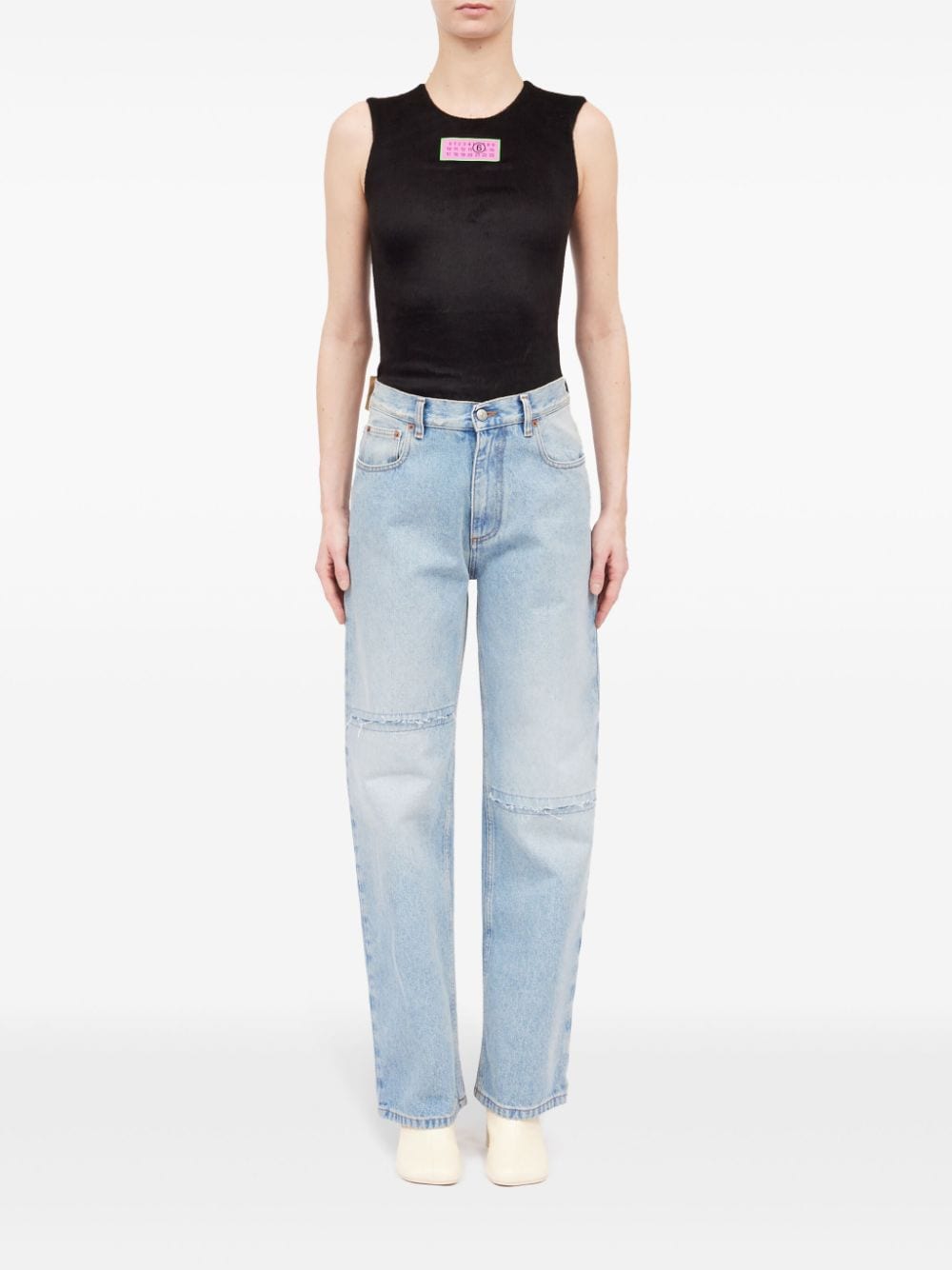 Mm6 Maison Margiela Jeans Clear Blue