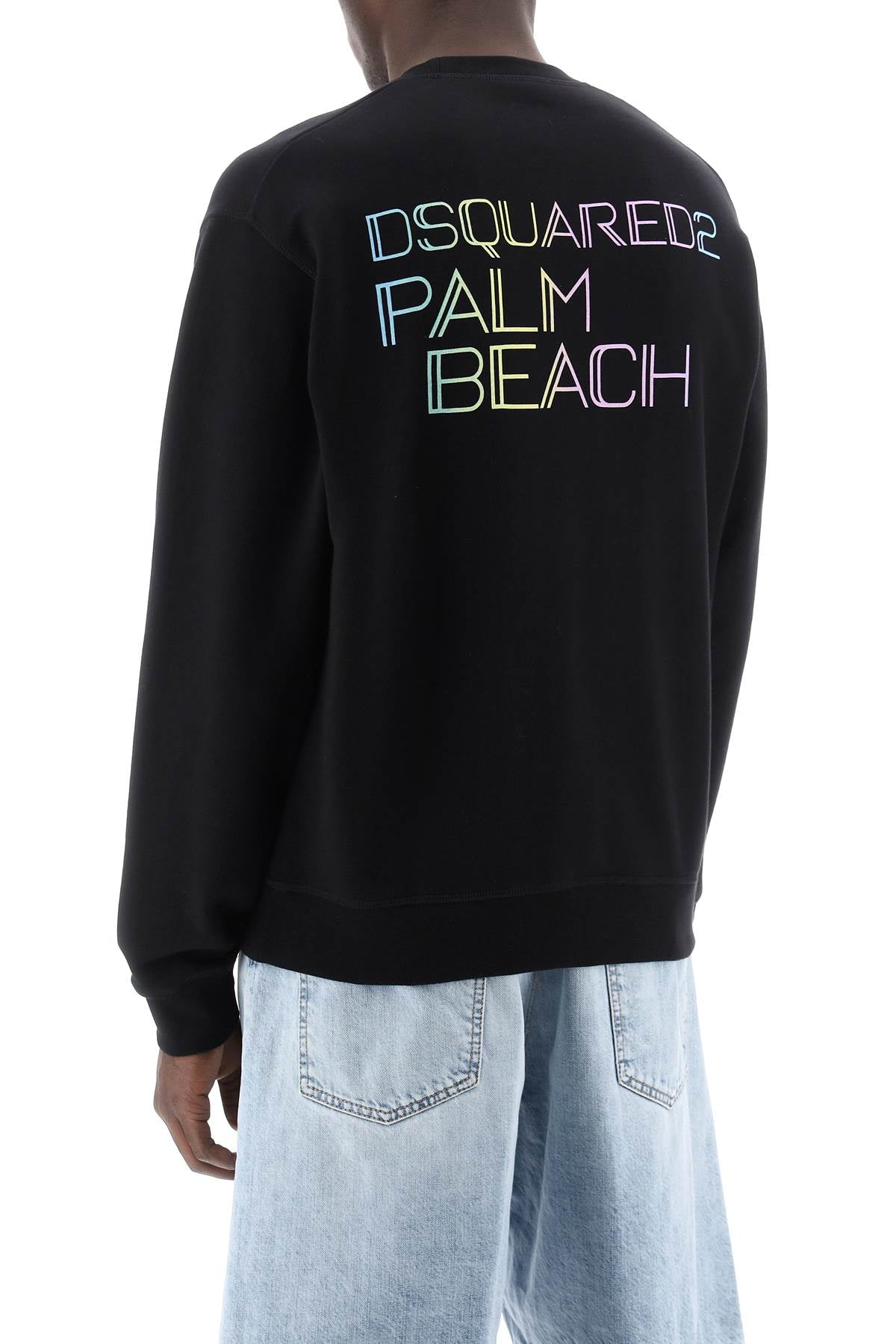 Dsquared2 Cool Fit Printed Sweatshirt   Black