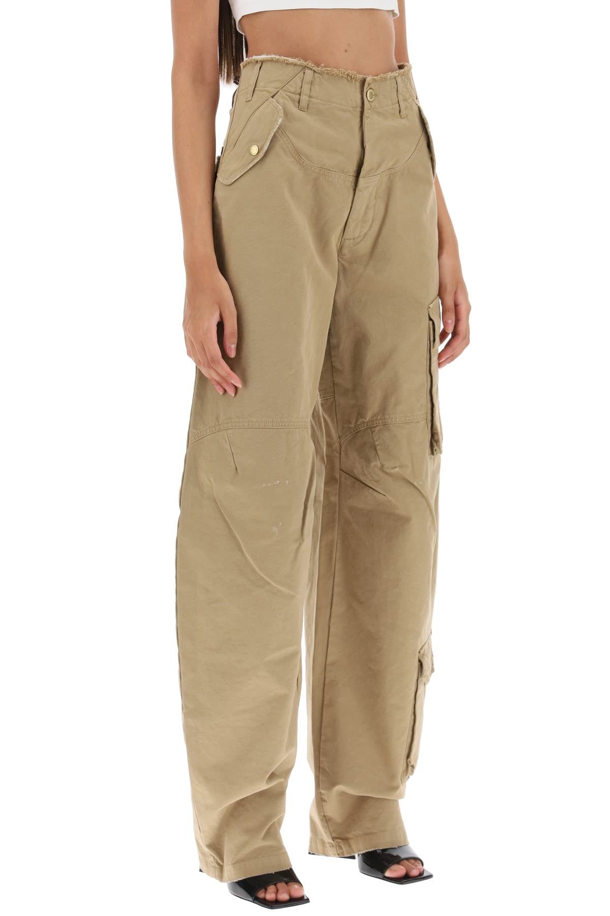 Darkpark 'Rosalind' Cargo Pants   Beige