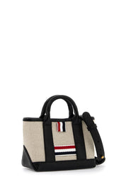 Thom Browne Mini Tool Tote Bag   Beige