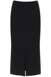 Dolce & Gabbana Milano Stitch Pencil Skirt   Black