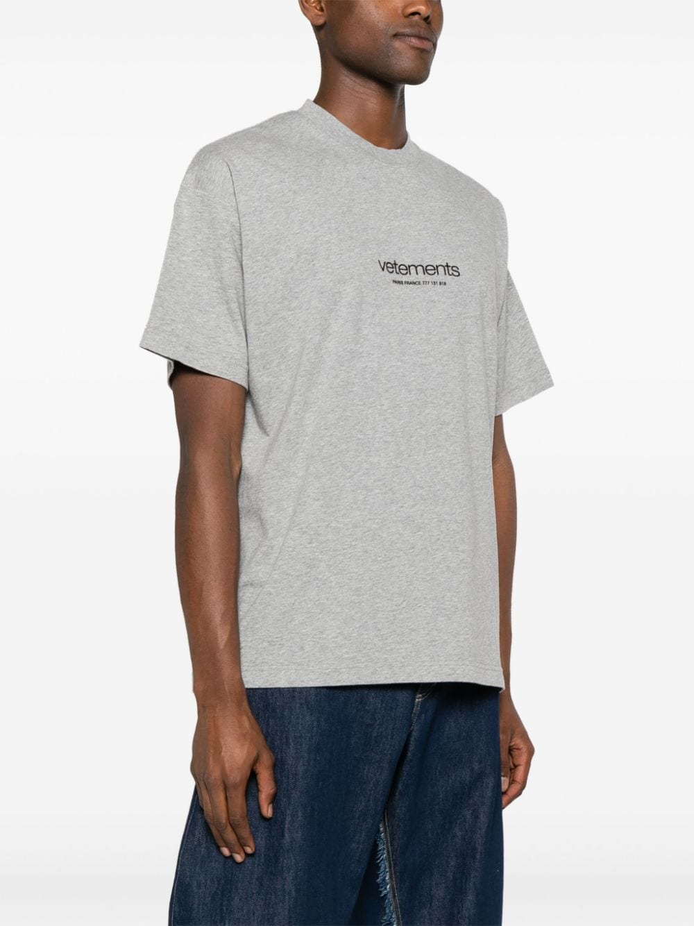 Vetements T Shirts And Polos Grey