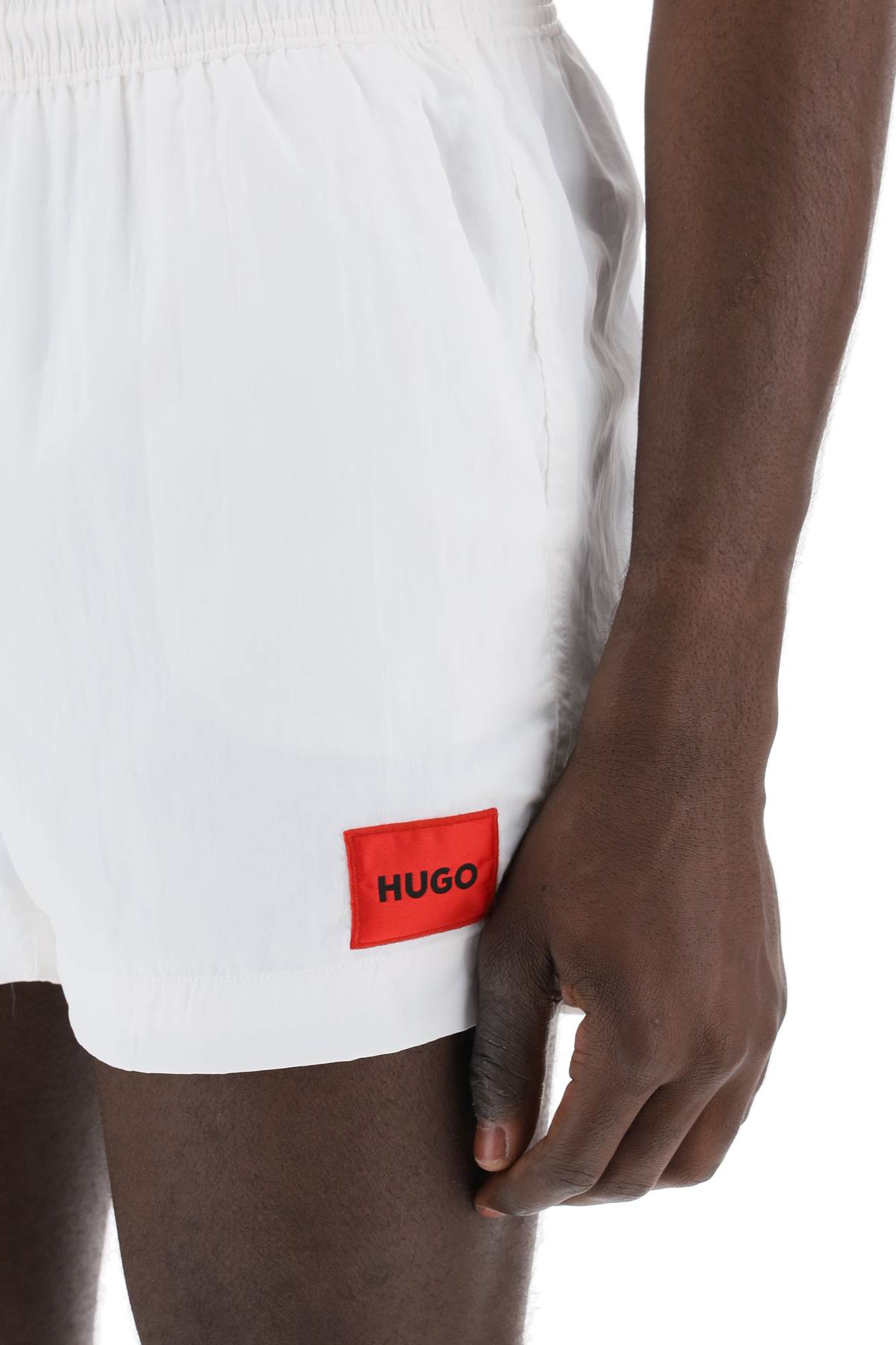 Hugo Dominica Sea Bermuda Shorts   White