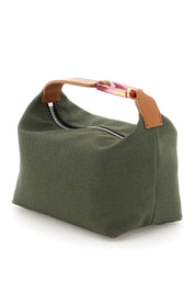 Eera Cotton Canvas Moonbag   Green