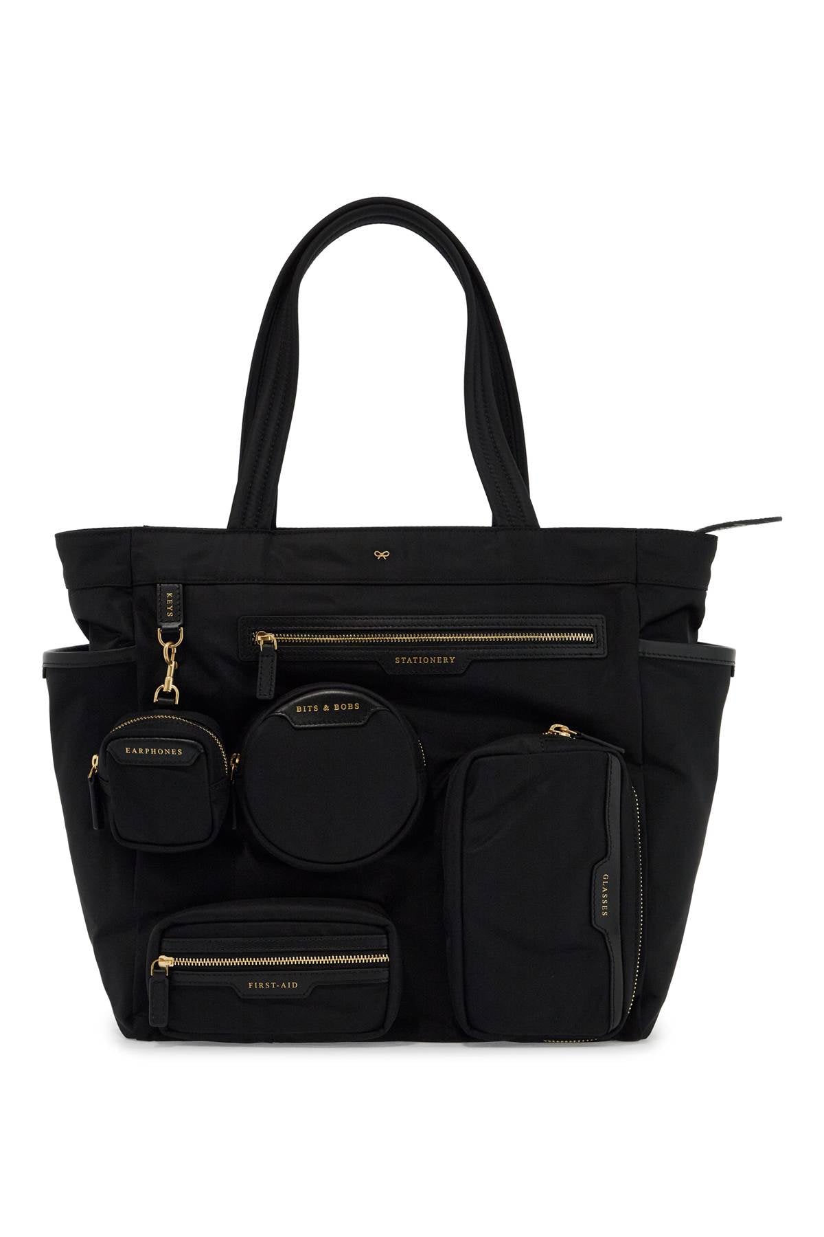 Anya Hindmarch Commuter Tote   Black