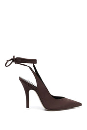 The Attico 'Venus' Slingback Pumps   Brown