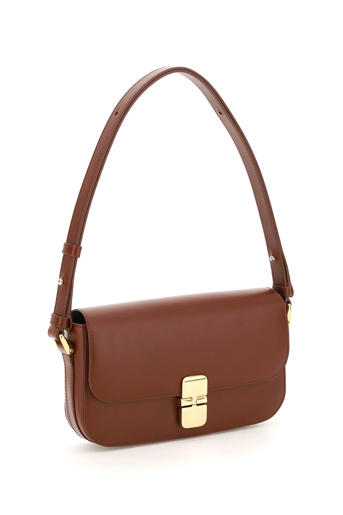 A.P.C. Grace Baguette Bag   Brown