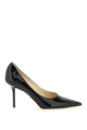 Jimmy Choo Patent Leather Love 85 Pumps   Black