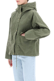 Barbour Nith Hooded Jacket With   Green