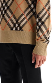 Burberry Ered Wool And Mohair Pullover Sweater   Beige