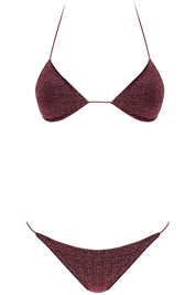 Oséree Lumière Triangle Bikini Set For   Purple