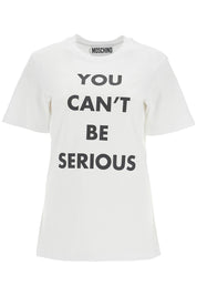 Moschino "seriousness Defying   White