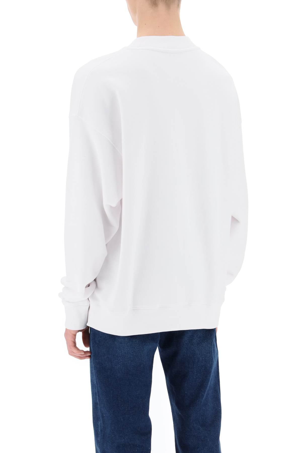 Off White Skate Sweatshirt With Off Logo   White