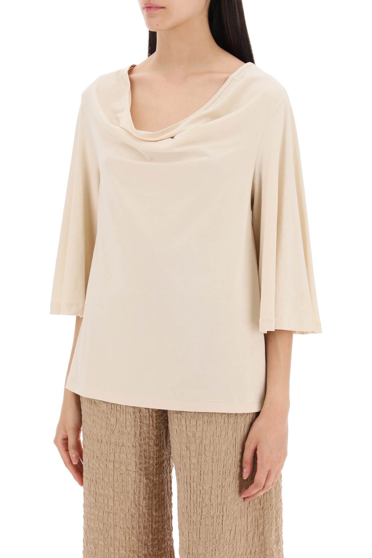 By Malene Birger Organic Cotton T Shirt   Neutral