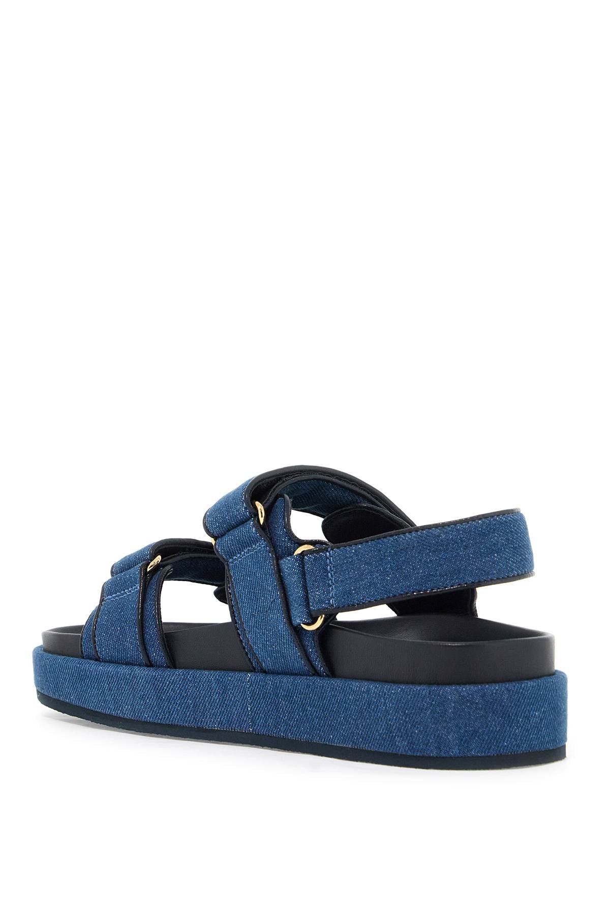 Tory Burch Denim Kira Sandals For   Blue