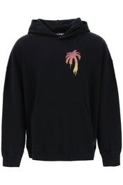 Palm Angels I Love Pa Oversized Hoodie   Black