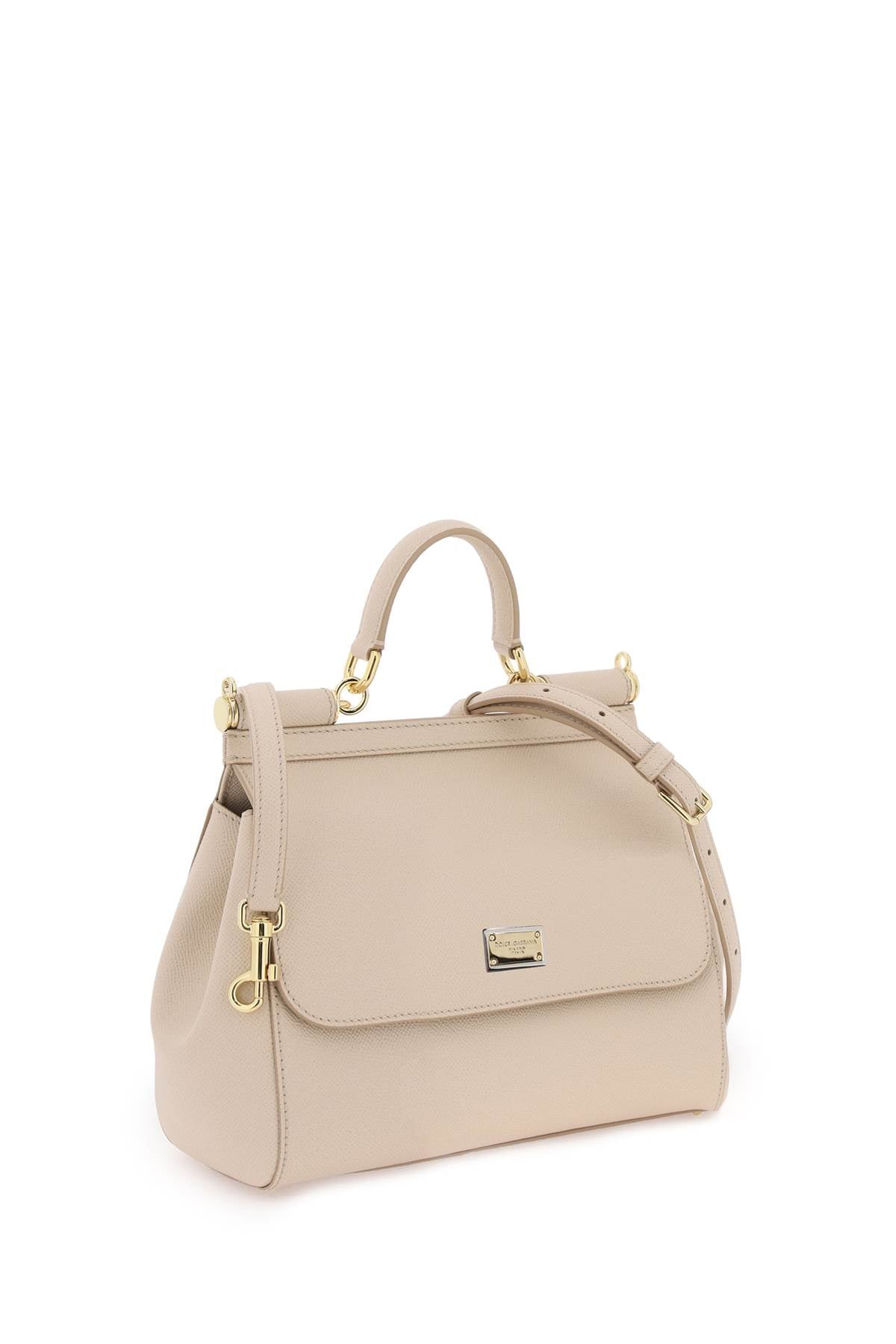 Dolce & Gabbana Sicily Medium Bag   Neutral