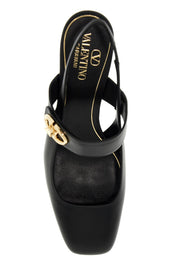 Valentino Garavani Slingback Vlogo Locker   Black