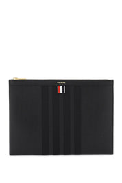 Thom Browne 4 Bar Document Holder   Black