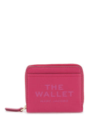 Marc Jacobs The Leather Mini Compact Wallet   Fuchsia