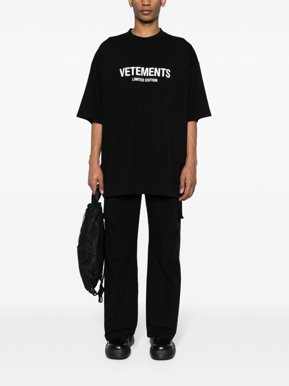 Vetements T Shirts And Polos Black