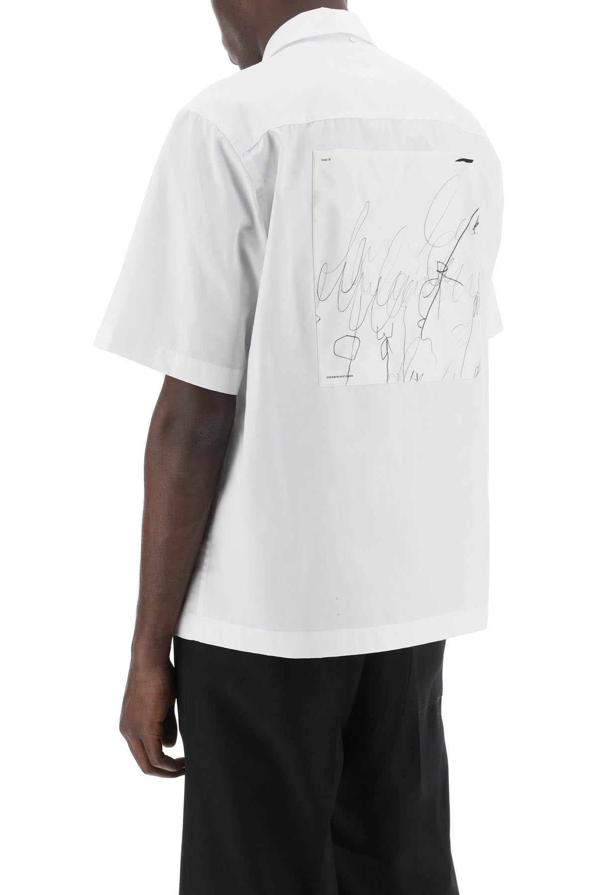 Oamc Kurt Bowling Shirt   White