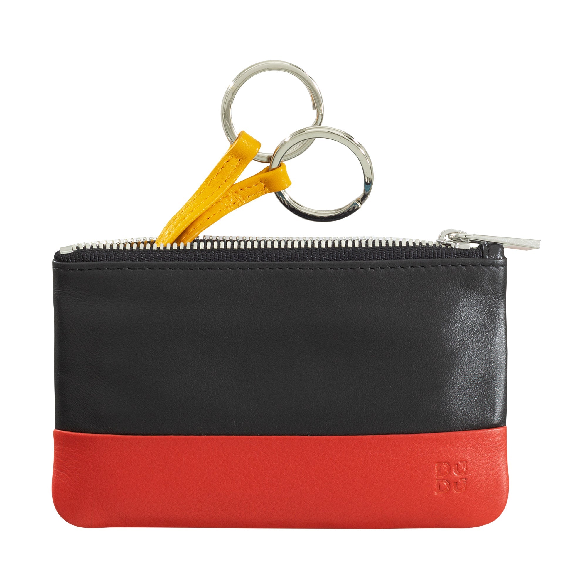 DuDu庐 KIMOLOS Multicolor Leather Key Wallet - Fuchsia