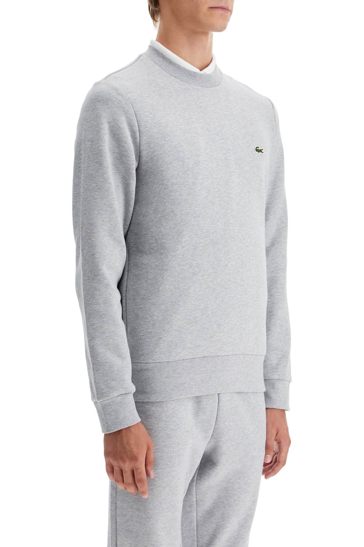 Lacoste Classic Fit Crewneck Sweatshirt   Grey