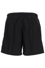 Alexander Mcqueen Swimtrunks With Logo Selvedge   Black