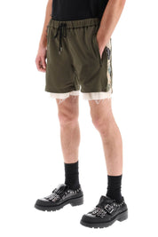 Children Of The Discordance Jersey Shorts With Bandana Bands   Khaki