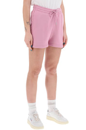 Maison Kitsune Replace With Double Quotebaby Fox Sports Shorts With Patch Design   Pink