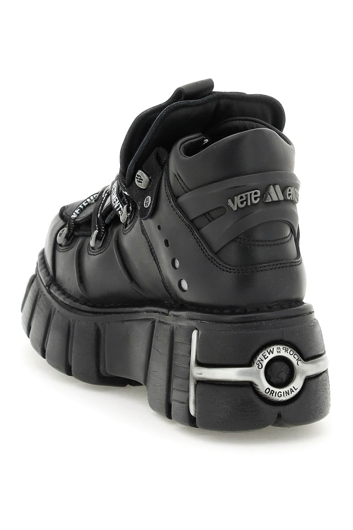 Vetements New Rock Platform Sneakers   Black