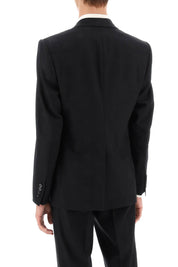 Dolce & Gabbana Sicilia Single Breasted Monogram Jacket   Black