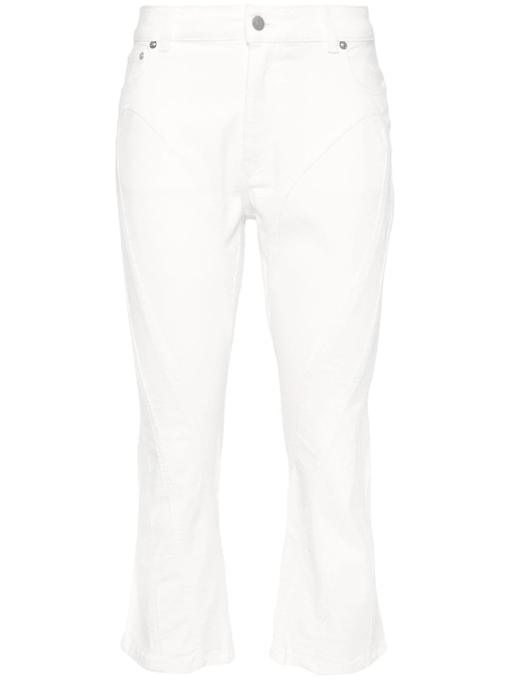 Mugler Pre Jeans White