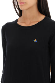 Vivienne Westwood Embroidered Logo Pullover   Black