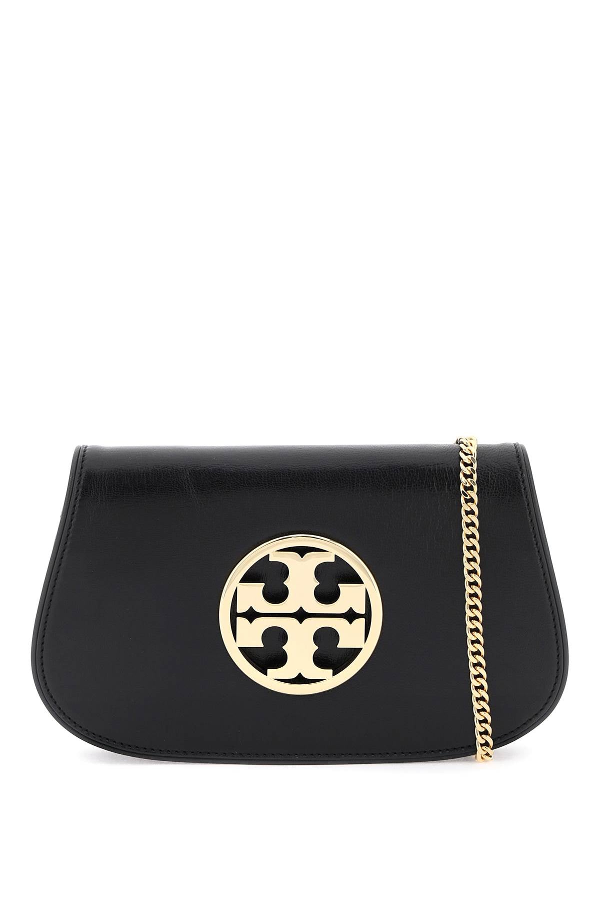 Tory Burch Reva Clutch   Black