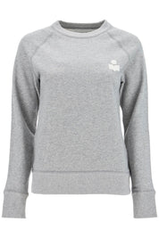 Isabel Marant Etoile Milla Cotton Sweatshirt With Round Neck   Grey