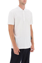 Boss Regular Fit Jacquard Polo Shirt   White