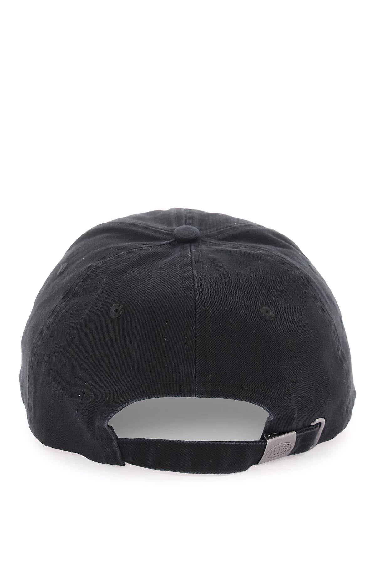 Parajumpers Baseball Cap With Embroidery   Black