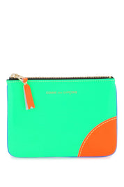 Comme Des Garcons Wallet Fluo Mini Pouch   Multicolor