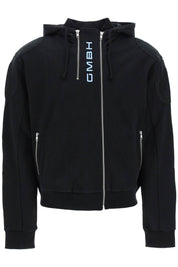 Gmbh Double Zip Hoodie   Black