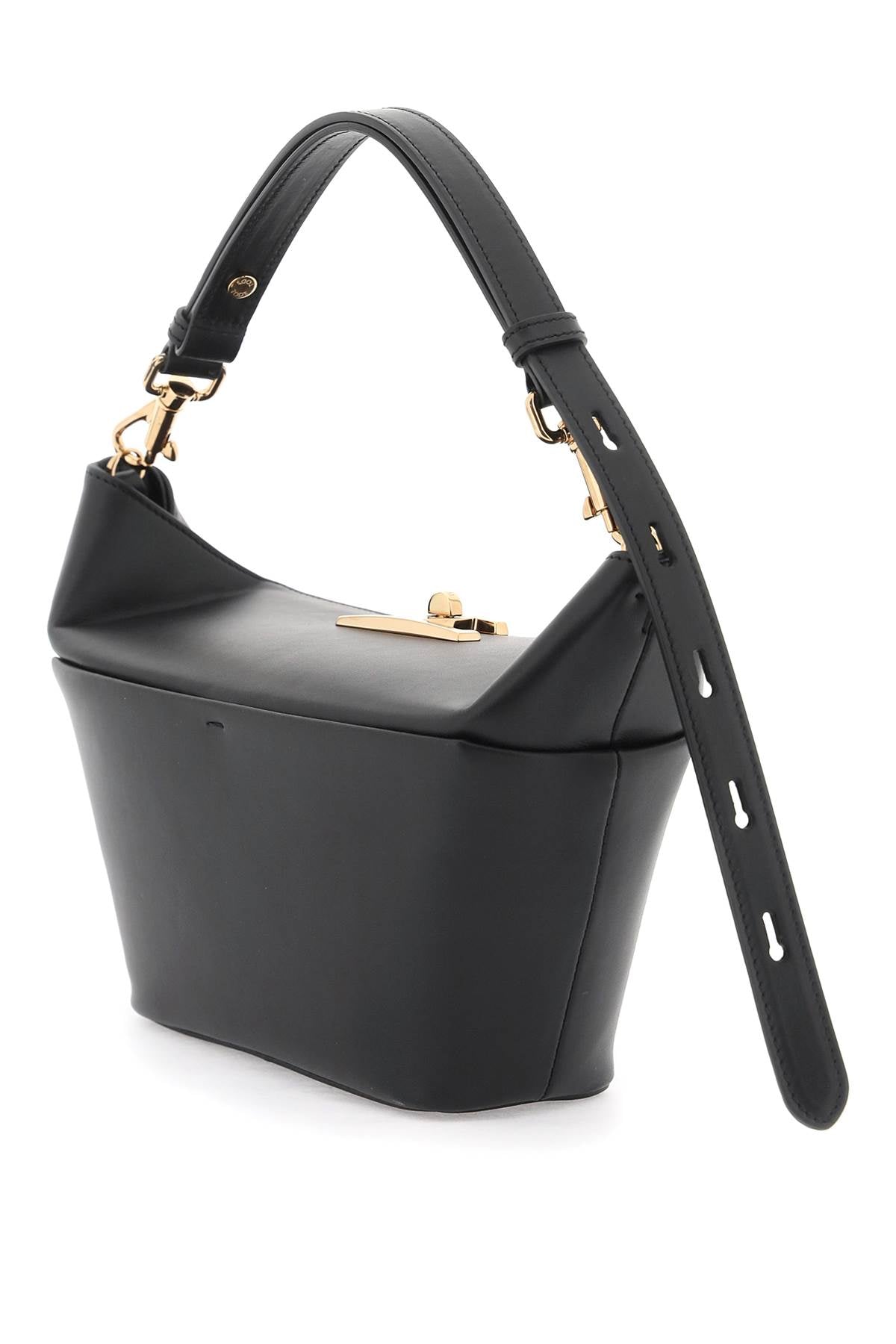 Tod's Timeless T Box Bag   Black