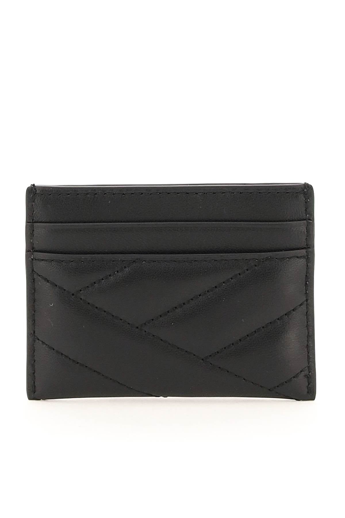 Tory Burch Kira Chevron Cardholder   Black