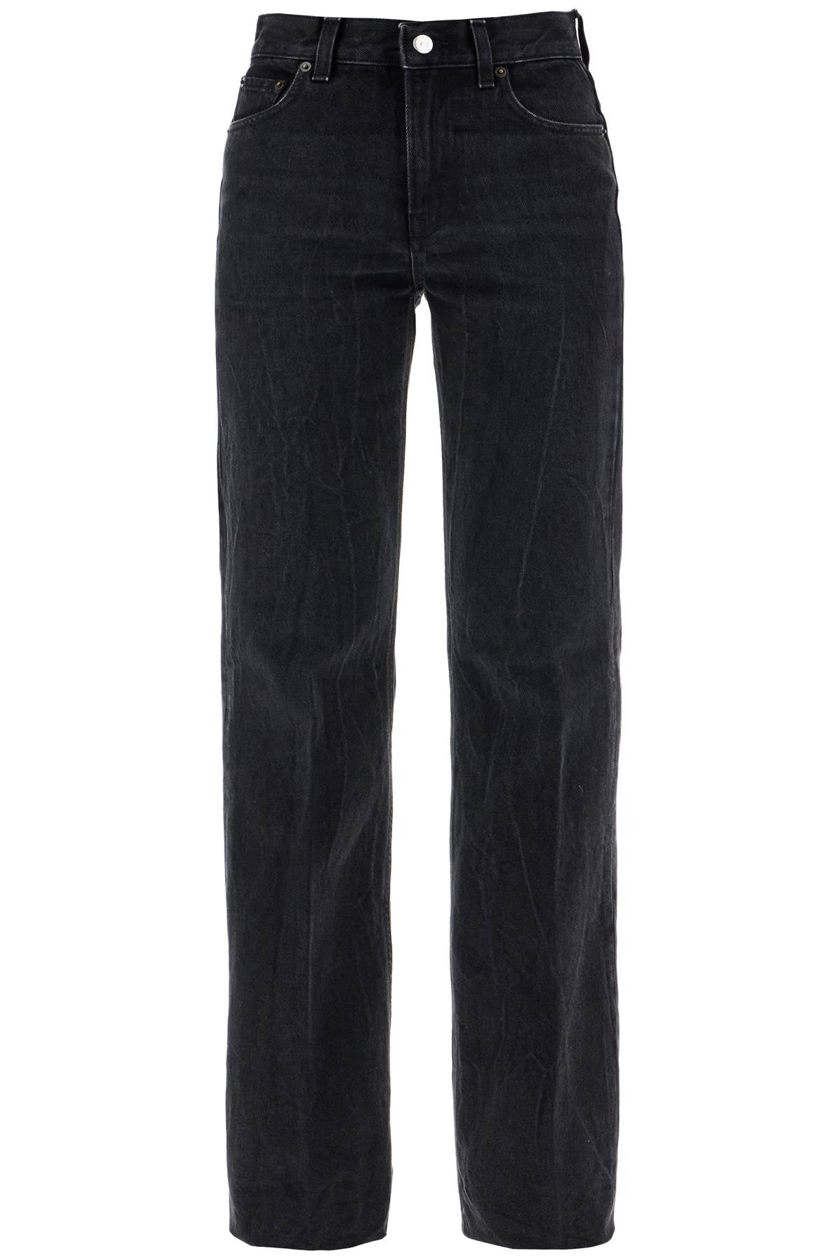 Haikure Floral Bootcut Jeans   Black