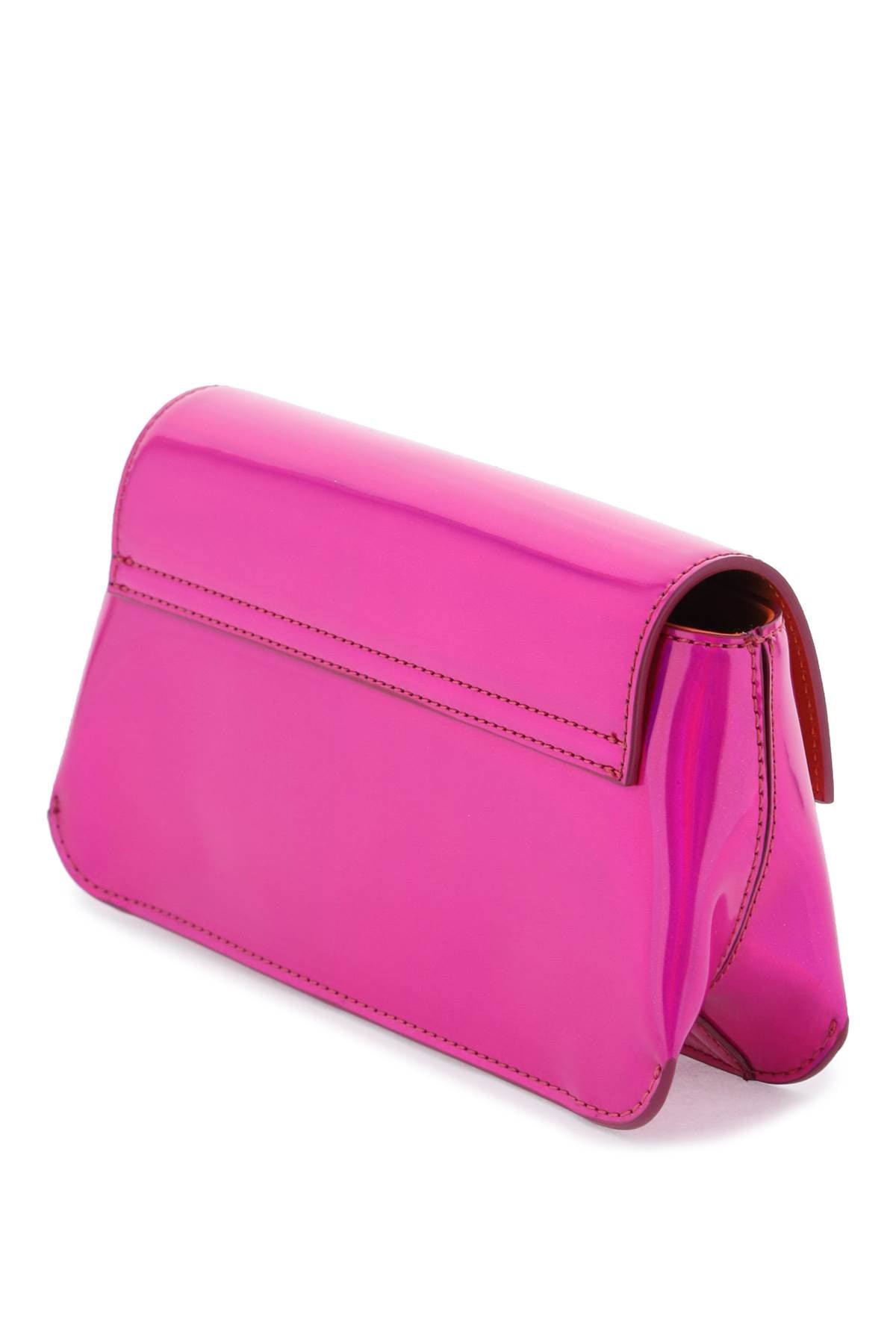 By Far Tilda Clutch   Fuchsia