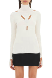 Dion Lee Cut Out Skivvy   White