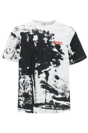 Alexander Mcqueen Fold Print T Shirt   White